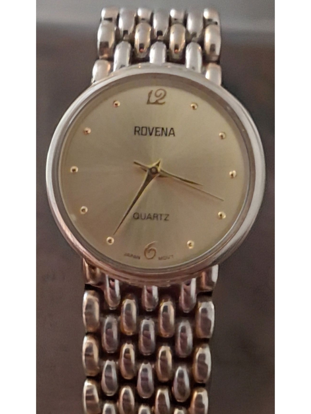 Rovena Quartz Two-Tone Watch